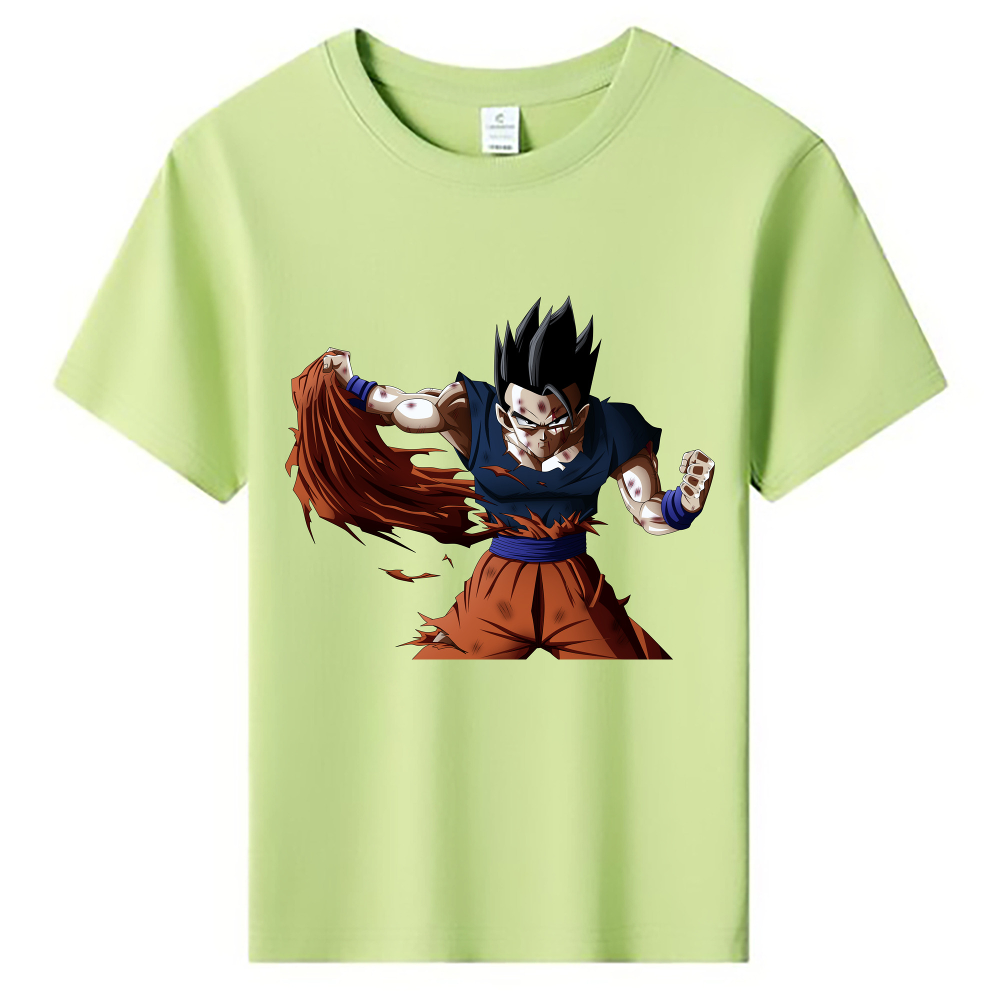 （画像用） ドラゴンボール ベジータ四世（Bejīta Yonsei）DRAGON BALL Vegeta IV 綿100％キッズTシャツ（フロントプリント）